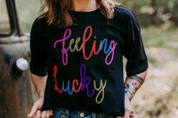 Feeling Lucky Crop Tee