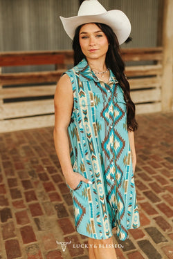 Sleeveless Southwest Dress