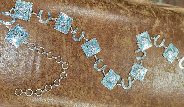 Horsey Concho Belt