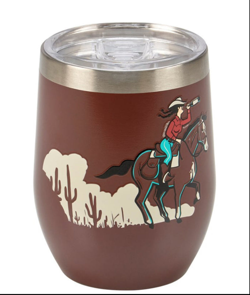 Cowgirl Wine Tumbler