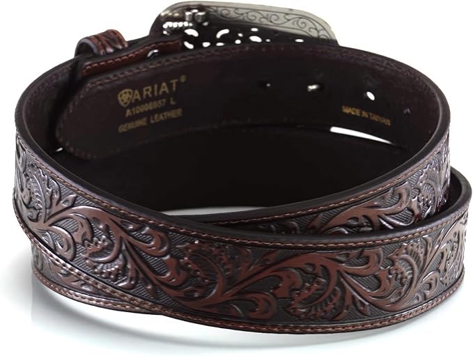 Ariat Bling Buckle Tooled Leather