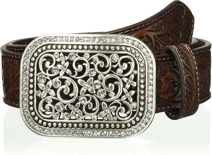 Ariat Bling Buckle Tooled Leather