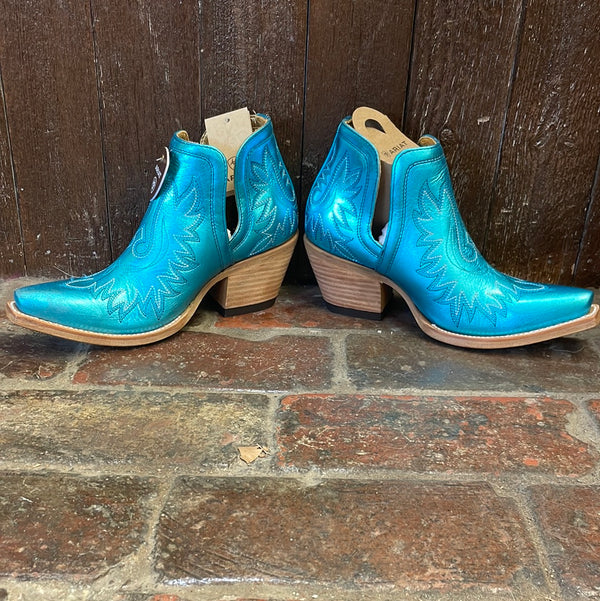 Electric blue bootie