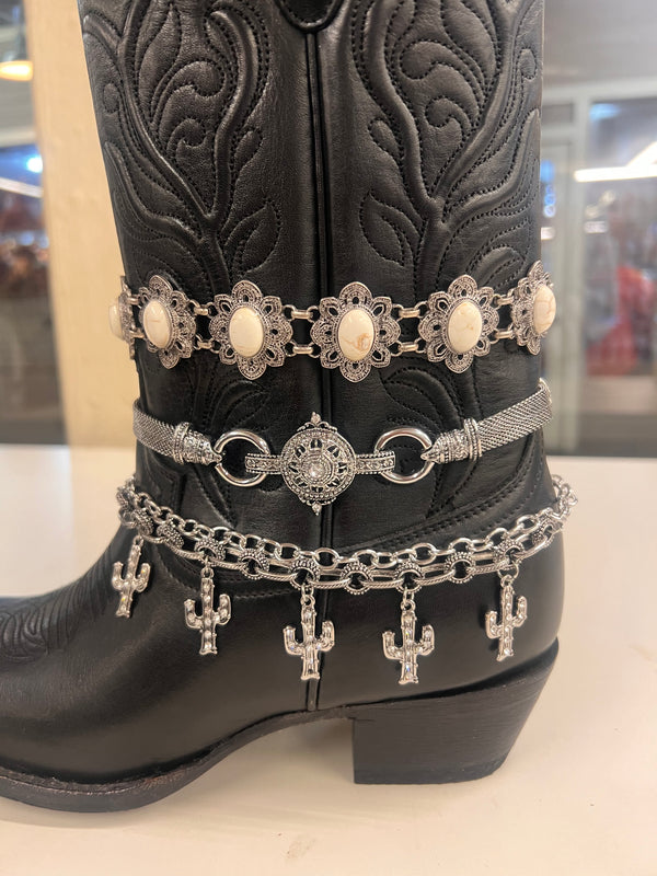Silver Boot Chains