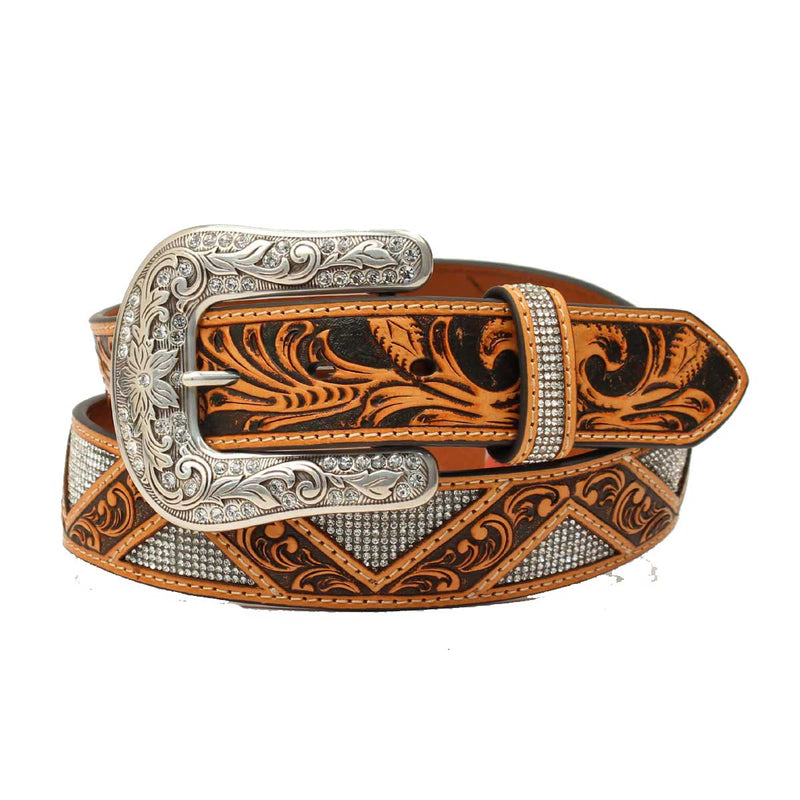 Angel Ranch Floral Diamond Belt