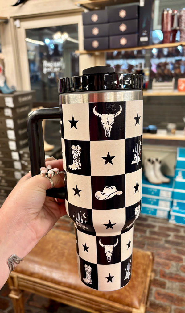 Patchwork Western Stanley Style Mug