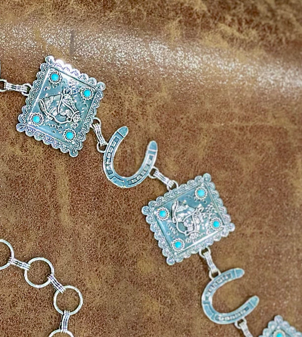 Horsey Concho Belt