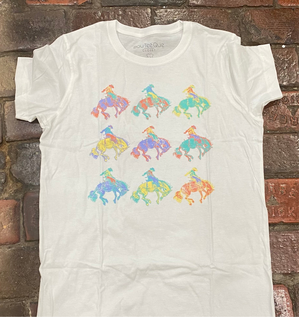 Retro Bronc Rider T-shirt