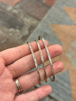 Thin Silver Stackers