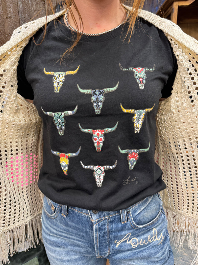 Ariat Steer Skull Tee