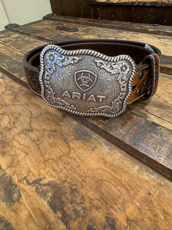 Ariat Silver Buckle Belt