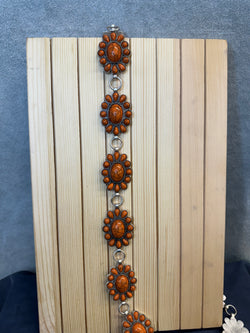 Mini flower concho belt