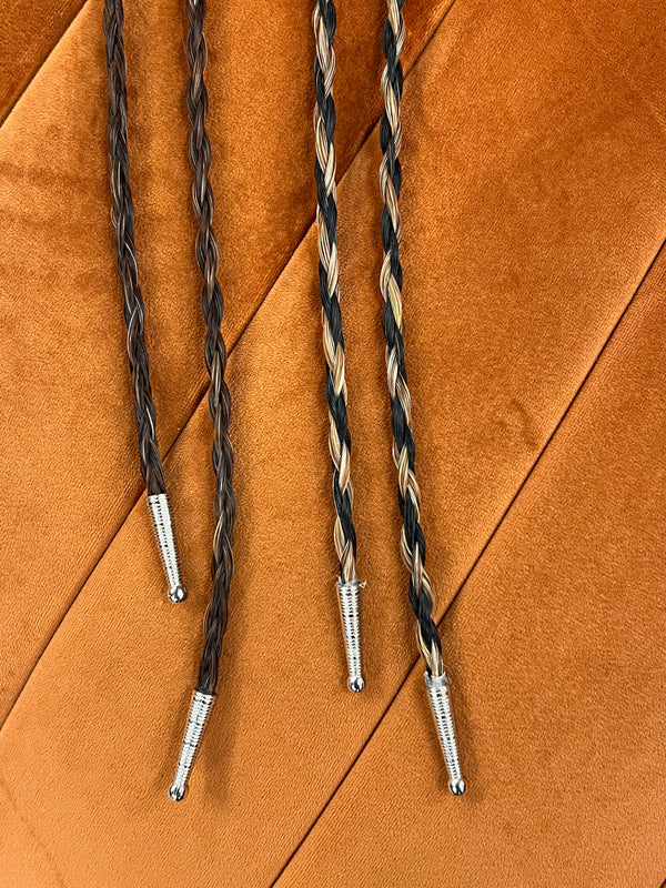 Braided Horsehair Bolo Ties