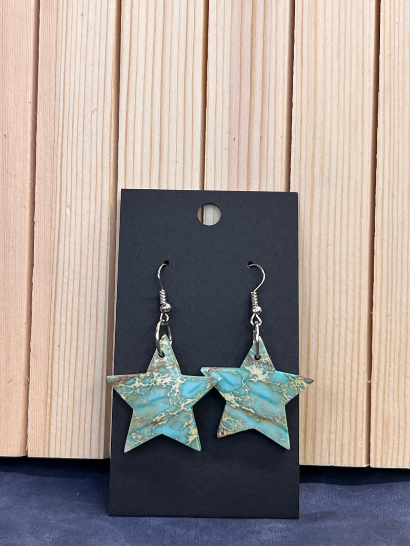 Turquoise Star Earring