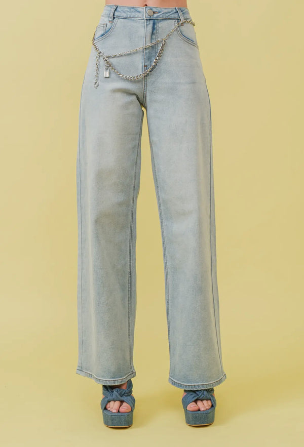 NEW Blue B Chain Jeans