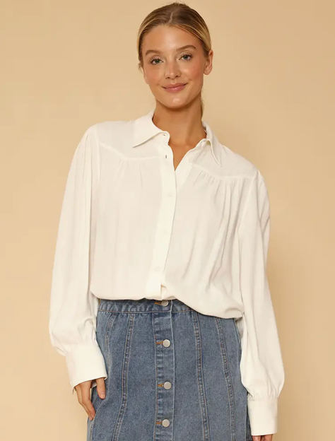 Basic White Blouse