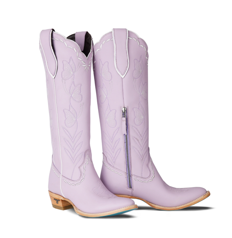 NEW "Lavender Butterfly Flower" Lane Boots- LB05024Q