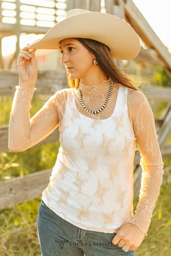 L & B Lace Top