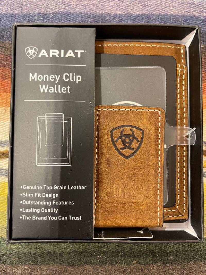 Ariat Mens Money Clip Wallet