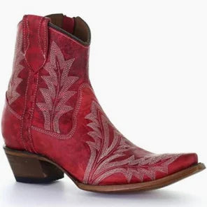 L5704 Red Ankle Boot