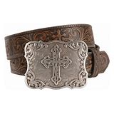 Nocona Brown Cross Belt