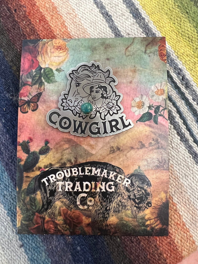 Cowgirl Pin